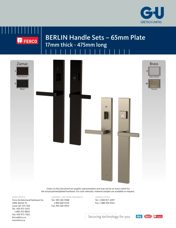 Ferco Berlin Handle