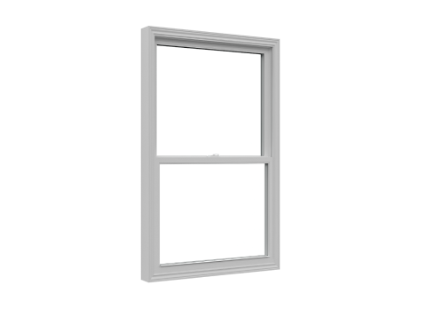 PVC single hung window